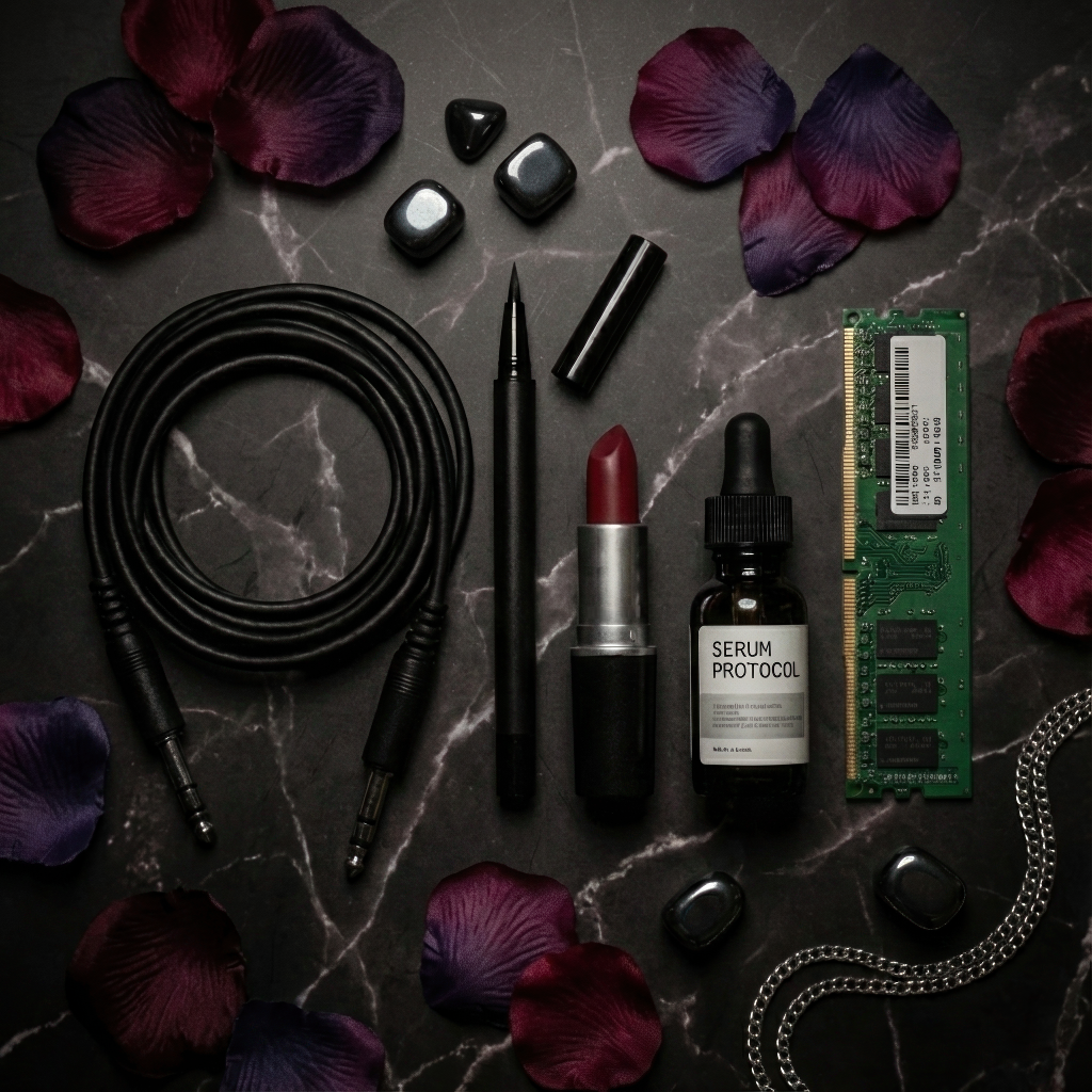 Witch of the East aesthetic gear - gothic makeup and music production hardware